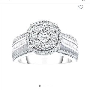 Diamond engagement rings size 7.